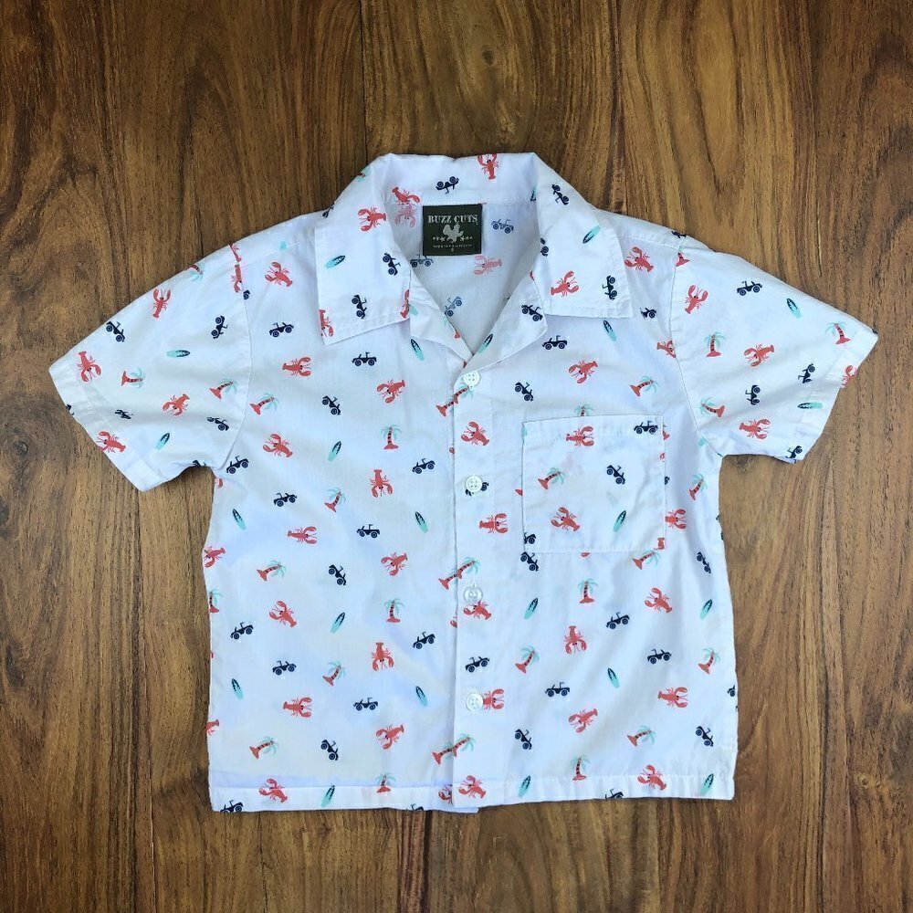 Buzz Cuts Beachy Button Front Shirt Bundle X2 - Picture 3 of 9